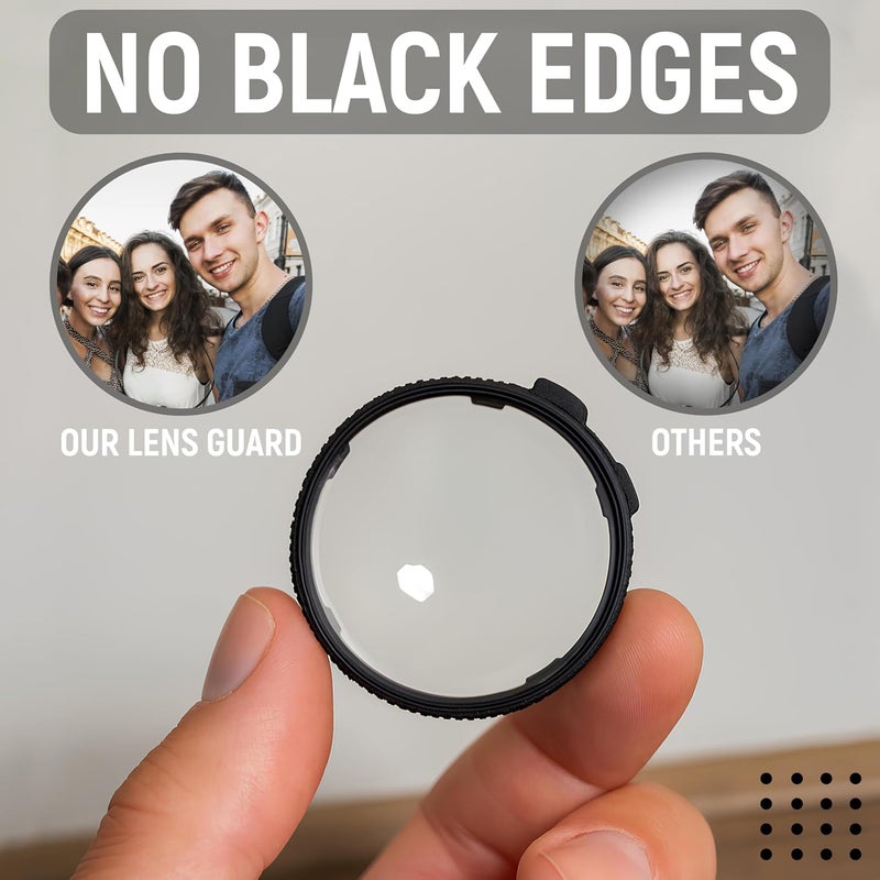 Granatan Lens Guard Compatible with X5 Camera, Glass Lens Protector with Frosted Edge, Anti-Scratch Waterproof Dustproof Heat-Resistant Lens Cover, Durable and Easy to Install (2-Pack) - Image 4